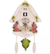 Cuckoo Wall Clock Vintage Antique Resin Hanging Clock Home Living Room Decor picture