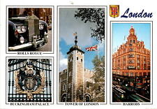 London, England, Buckingham Palace, Tower of London, Harrods Postcard picture
