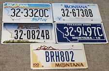 Lot Of (5) Different Montana License Plates picture