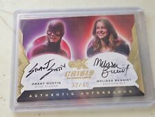 CZX Crisis Infinite Earths Grant Gustin Flash Melissa Benoist Supergirl Auto /40 picture