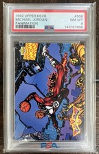 Upper Deck 1992 Fanimation #506 Michael Jordan Agent 23 PSA 8 Cert 143187896 picture