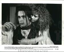 1994 Press Photo Brad Pitt and Kirsten Dunst in 