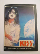 1978 Dunruss Bubble Gum Rock & Roll Trading Card #64 KISS Ace Frehley Glam Band picture