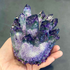 300g+  New Find Purple Phantom Quartz Crystal Cluster Mineral Specimen Gem picture