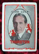 HOWARD THURSTON Magic Throw Out Card 1930's picture