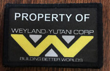 Aliens Property of Weyland Yutani Morale Patch Tactical Military Flag USA Badge picture