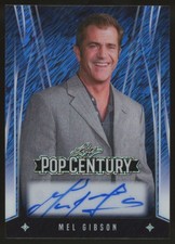 2025 Leaf Pop Century Mel Gibson Auto Blue Shimmer 1/1 #BA-MG1 picture