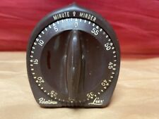 Vintage Robert Shaw Lux Minute Minder Brown W/Silver Graphics -WORKS picture