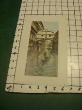original chromolitho Print: VENEZIA -Ponte dei Sospiri - very clean and nice picture