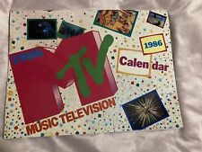 MTV 1985 12 month Calendar Duran Duran U2, 1986, Tina Turner Madonna, Cars picture