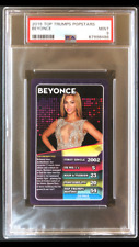 Beyonce 2015 Top Trumps Pop Stars PSA 9 Mint Pop 1 Highest Grade Celebrity Card picture