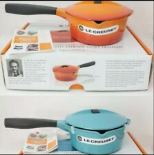 Le Creuset Enameled Cast Iron Raymond Loewy Saucepan 1.5 qt New in Box $215 picture
