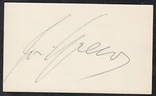 Jose JOSÉ GRECO  Flamenco Dancer 3x5 Signed Index Card Autograph picture
