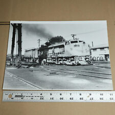 Union Pacific 72 GTEL Turbine Locomotive Maintenance Yard 8x11in Vintage Photo picture