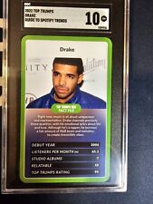 2022 Top Trumps Guide Drake TO Spotify Trends SGC 10 GEM MINT (05) picture