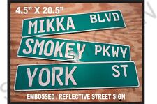 CUSTOM STREET SIGN - Embossed, Custom text, sign, man cave, home decor, garage picture