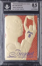 1994-00 BLEACHERS 23 KT  GOLD #63 KOBE BRYANT BGS 8.5 picture