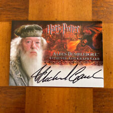 Harry Potter Goblet Of Fire Update Dumbledore Michael Gambon Autograph ard picture