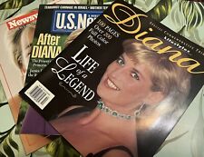 3-1997 Princess Di-Life & Tragic Death Tribute Magazines Newsweek, US News, + picture