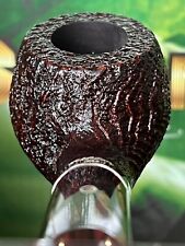 2019 ASHTON NEW BRINDLE XX THICK BENT PIPE W/SILVER BAND, UNSMOKED  BRIAR PIPE picture