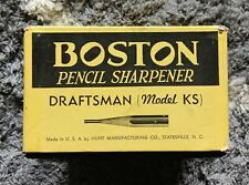 Vintage Boston KS Pencil Sharpener Wall/Table Mount 8 Hole Classroom School EUC picture