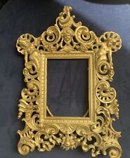 Antique Victorian Mermaids Or SeaNymphs Cast Iron Standing Dresser Frame, 1890’s picture