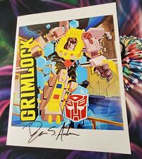 Ryan Andes Hand Signed Autograph Transformers GRIMLOCK signature not g1 dinobot picture