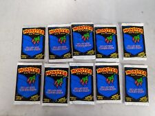 10 SEALED NEW 1991 Monster in my Pocket Trading Card Packs NOS HTF w/ Stickers  picture