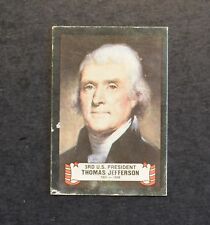 1980 Presidential Series Stick'R Kellogg's #3 Thomas Jefferson picture