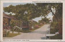 Postcard Beautiful Cottages Balboa Canal Zone Panama  picture