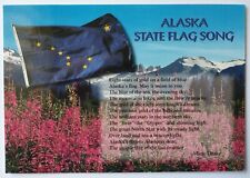 Alaska State Flag Song by Marie Drake Continental Postcard  picture