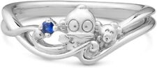 Sanrio Hangyodon silver Ring 925 U-Treasure Blue sapphire Women's Accessory Gift picture