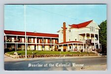 St Ignace MI-Michigan, Colonial House & Motel Advertising Vintage c1968 Postcard picture