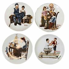 Norman Rockwell Decorative Plate Set Of 4 - Vintage picture