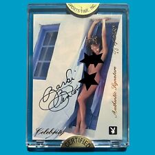 1997 Playboy Barbi Benton Autographed Card #1BB Celebrity Series #98/2750 picture