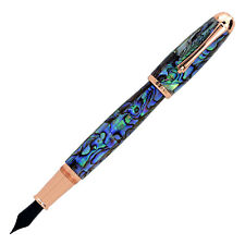 Monteverde Super Mega Fountain Pen in Abalone with Rosegold Trim - 1.1mm Stub picture