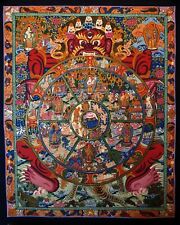 Samsara Bhavachakra Wheels of Life Mandala Hand Painting Thangka Art Nepal free picture