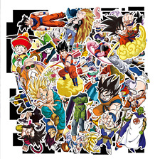 100 Pcs Vinyl Stickers Dragon Ball Z Anime Super Saiyan Goku Waterproof Decal picture