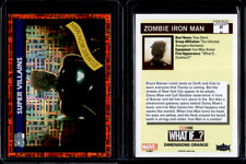 2023 Upper Deck What If...? Dimensions Orange #37 Zombie Iron Man /188 picture