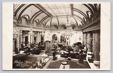 San Francisco California, Palace Hotel Palm Court, VTG RPPC Real Photo Postcard picture