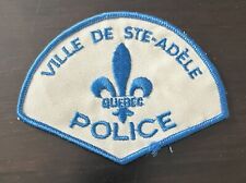 Ville De Ste-Adele Quebec Canada Police Patch picture