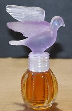 Vtg 80's Delagar Royal Dove Perfume Splash 1 fl oz. Purple Dove Beaded Glass NEW picture