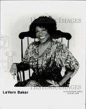 1995 Press Photo Singer LaVern Baker - lrp90138 picture