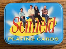 Seinfeld Deck Of Playing Cards In Metal Collectible Tin 2004 picture