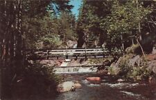 Rangeley Lakes Maine, Small's Falls Picnic Area, Vintage Postcard picture