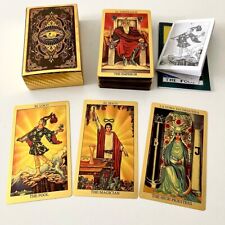 Tarot en Espanol Ingles Principiantes con Libro Lectura de Cartas Gold Edition picture