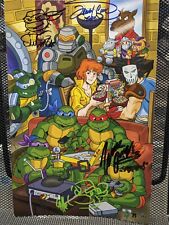 TMNT: Saturday Morning ADVENTURES #11 Nerds Assemble Con Exclusive Signed 4 X picture