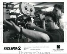 2001 Press Photo Director Brett Ratner on the set of 