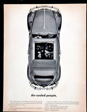 Volkswagen Sunroof Original 1963 Vintage Print Ad picture