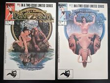 Tarzan Of The Apes #1 and 2 (1984) Marvel Comics Complete Limited Series picture